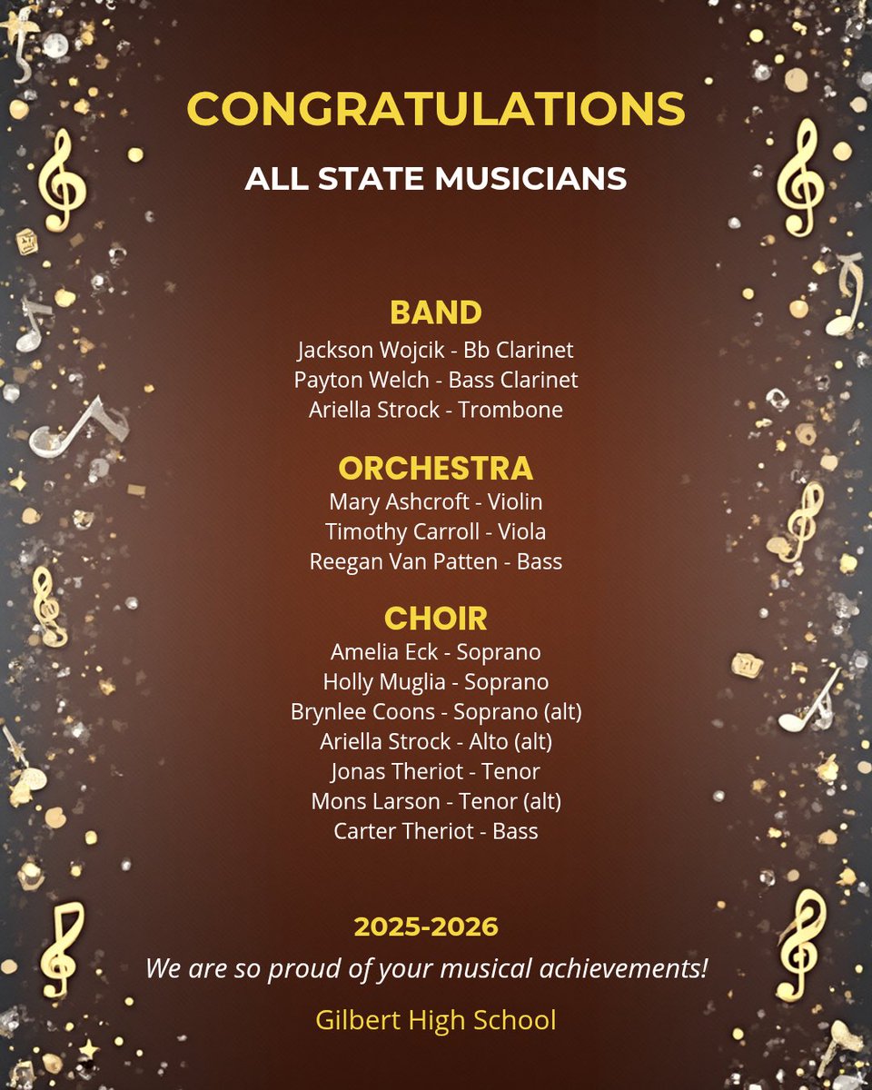 Gilbert High School tweet media