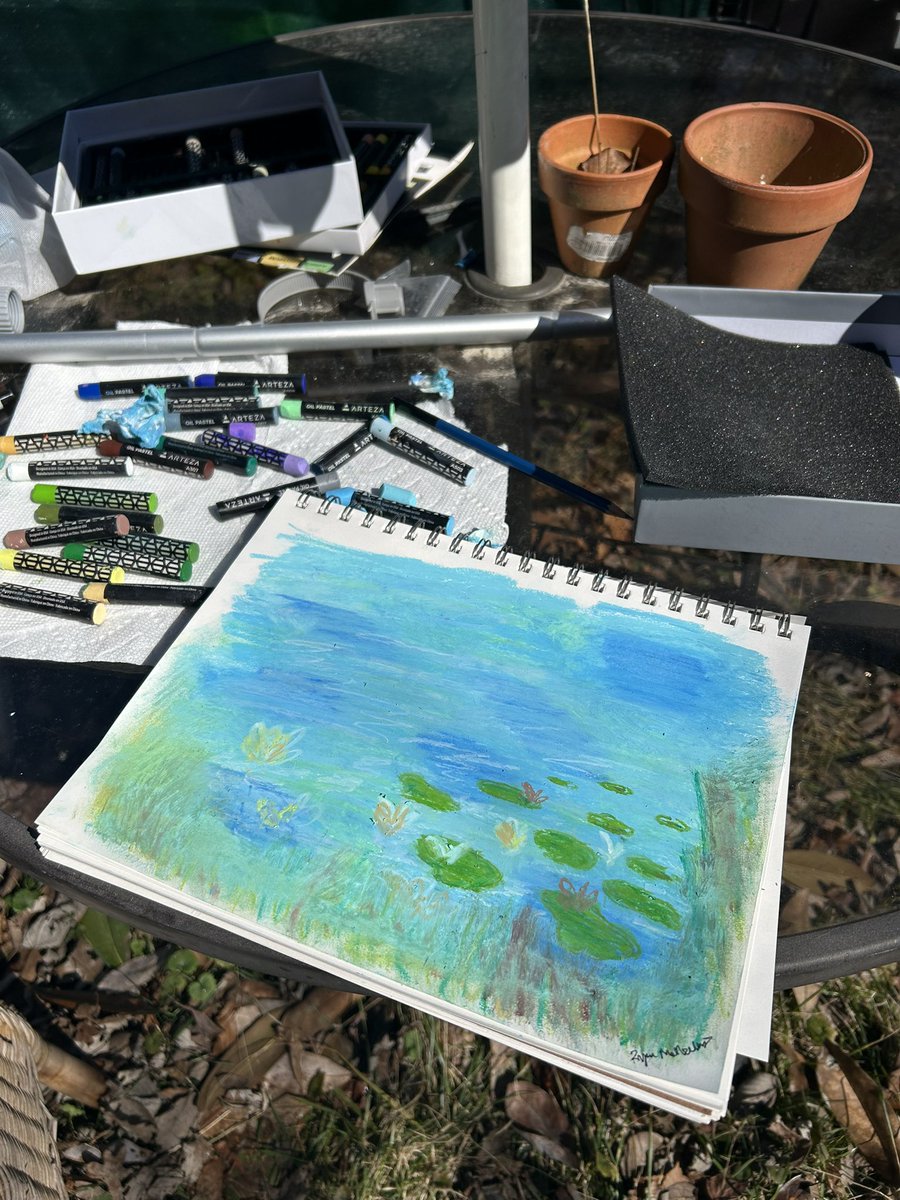 ryryandfries's tweet photo. Spent the morning thinking about Monet https://t.co/8sTPld2DrD