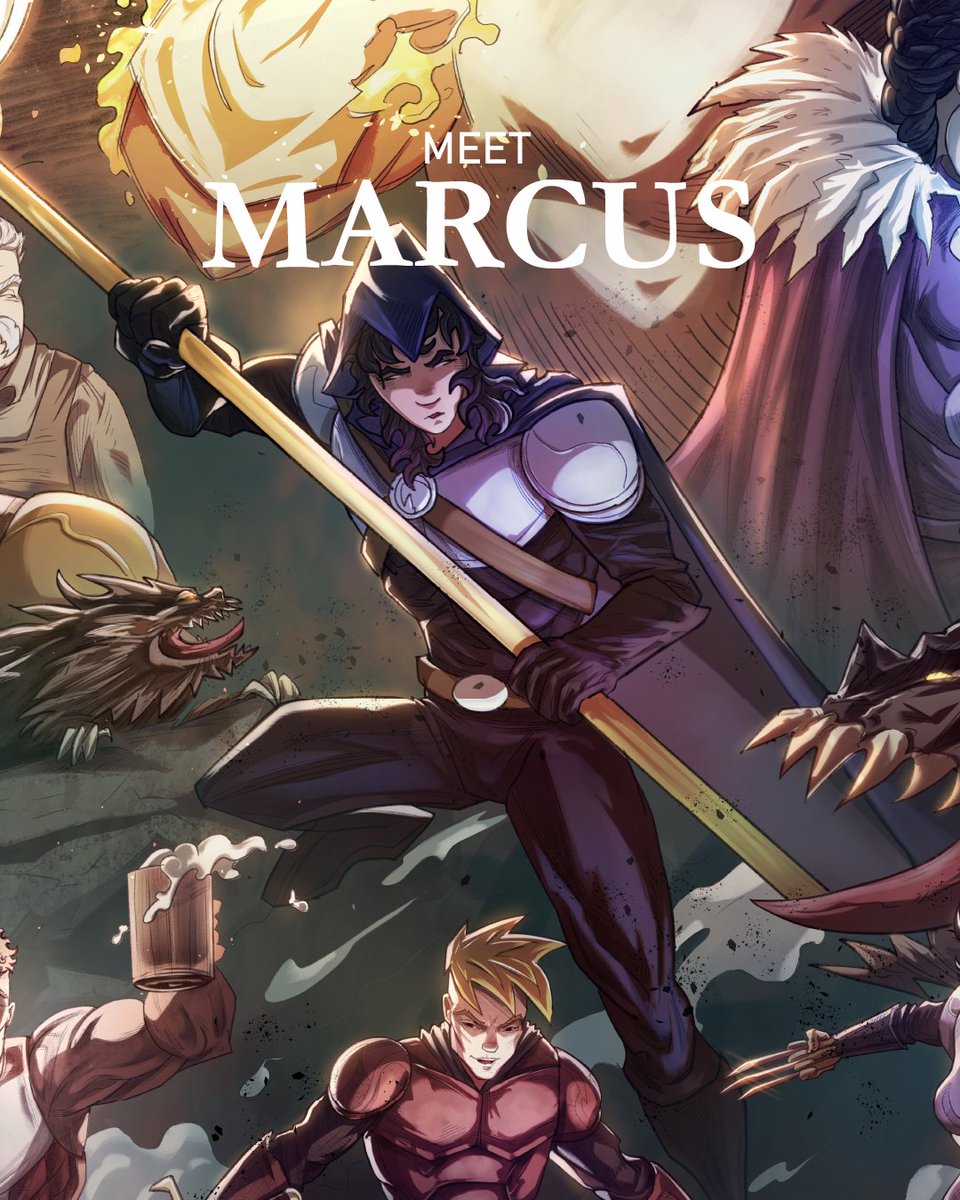 LukeMckoy's tweet photo. As much as I love them all, not every character is easy to write.
Marcus has such a pivotal arc in Fortune, but his reserved personality means he doesn’t get the fun character beats the others do.

Comic writers: which of your characters are the hardest to make work on the page? https://t.co/DlRDje0CvF