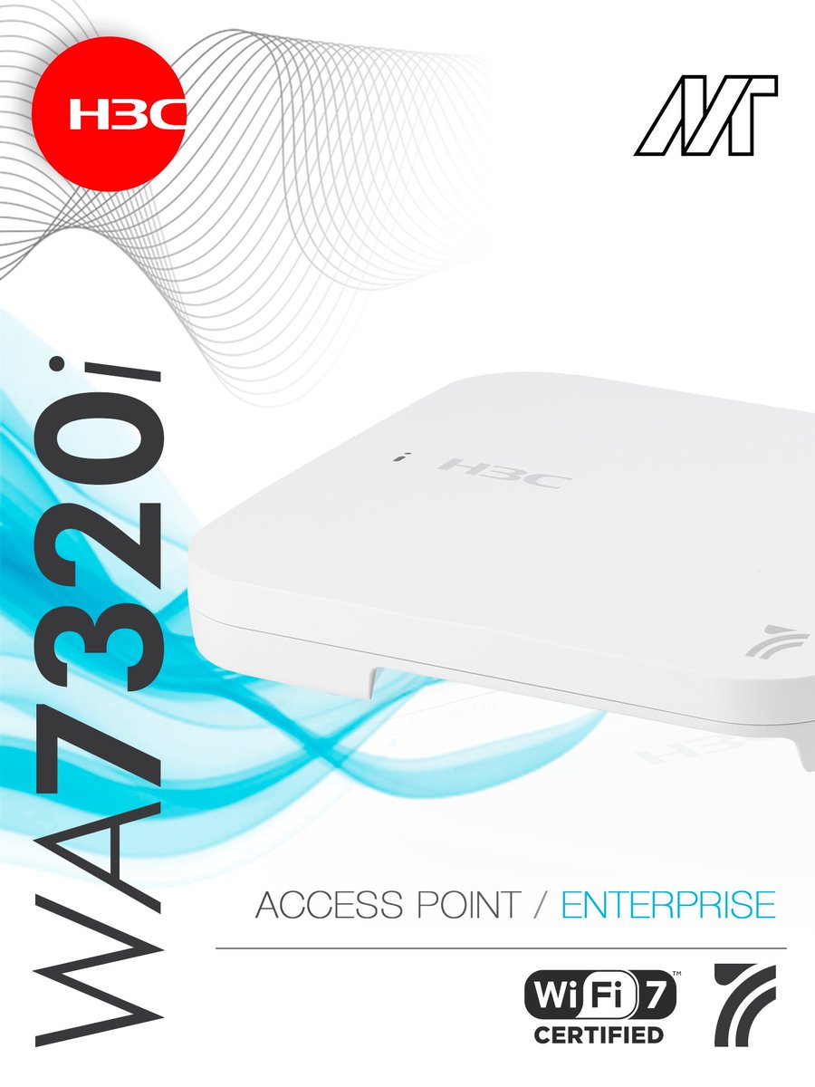 massivetechmx's tweet photo. Access Point WA7320i
Portafolio Enterprise Wi-Fi 7

#h3c #h3cmassivetech #massivetech #accesspoint #AP #Puntodeacceso #wifi7 #cloudnet @H3CGlobal

Contáctanos para conocer más:
📞559275 9710
Ext. 301 Ingeniería
Ext. 304 Ventas
✉️ info@massive-electronic.mx https://t.co/viIF8l3ZYp