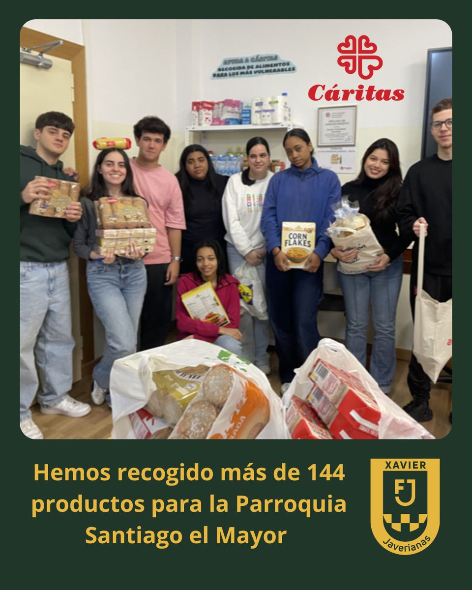 EPJaveriana's tweet photo. 🥫💛 ¡Gracias por vuestra solidaridad!

En la EPJ hemos realizado una recogida de alimentos y, gracias vuestra generosidad , hemos conseguido reunir más de 144 productos.

#FPdeCalidad #AvanzamosConEsperanza #ComercioInternacional #AprendozajeyServicio https://t.co/sKxwh4EnTg