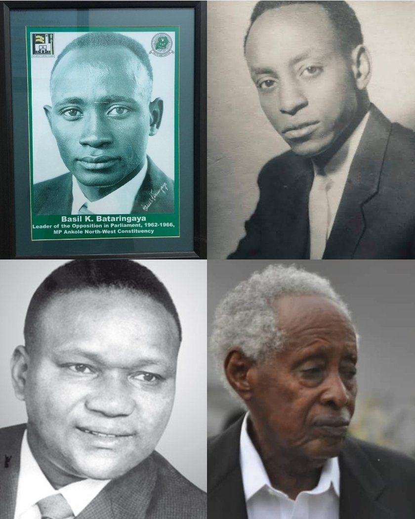 7 ANKOLE MPs of 1962.

1. B.Katiti, Ankole South West(UPC)
2. B. Byanyima, Ankole North East(DP) 
3. J. Kangaho, Ankole South (DP)
4. G. Ibingira, Ankole West (UPC)
5. B. Bataringaya, Ankole North West (DP)
6. A.Balinda, Ankole South East(UPC)
7. F.Kangwamu, South East Ankole(DP)