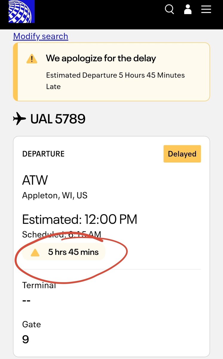 PacoCabreraCA's tweet photo. 6 hrs delay...The only day I decided to fly from @ATWairport instead of Driving to @fly2ohare 

#appleton #wisconsin #chicago #traveling #airlines #airplane https://t.co/8vKkLN7L65