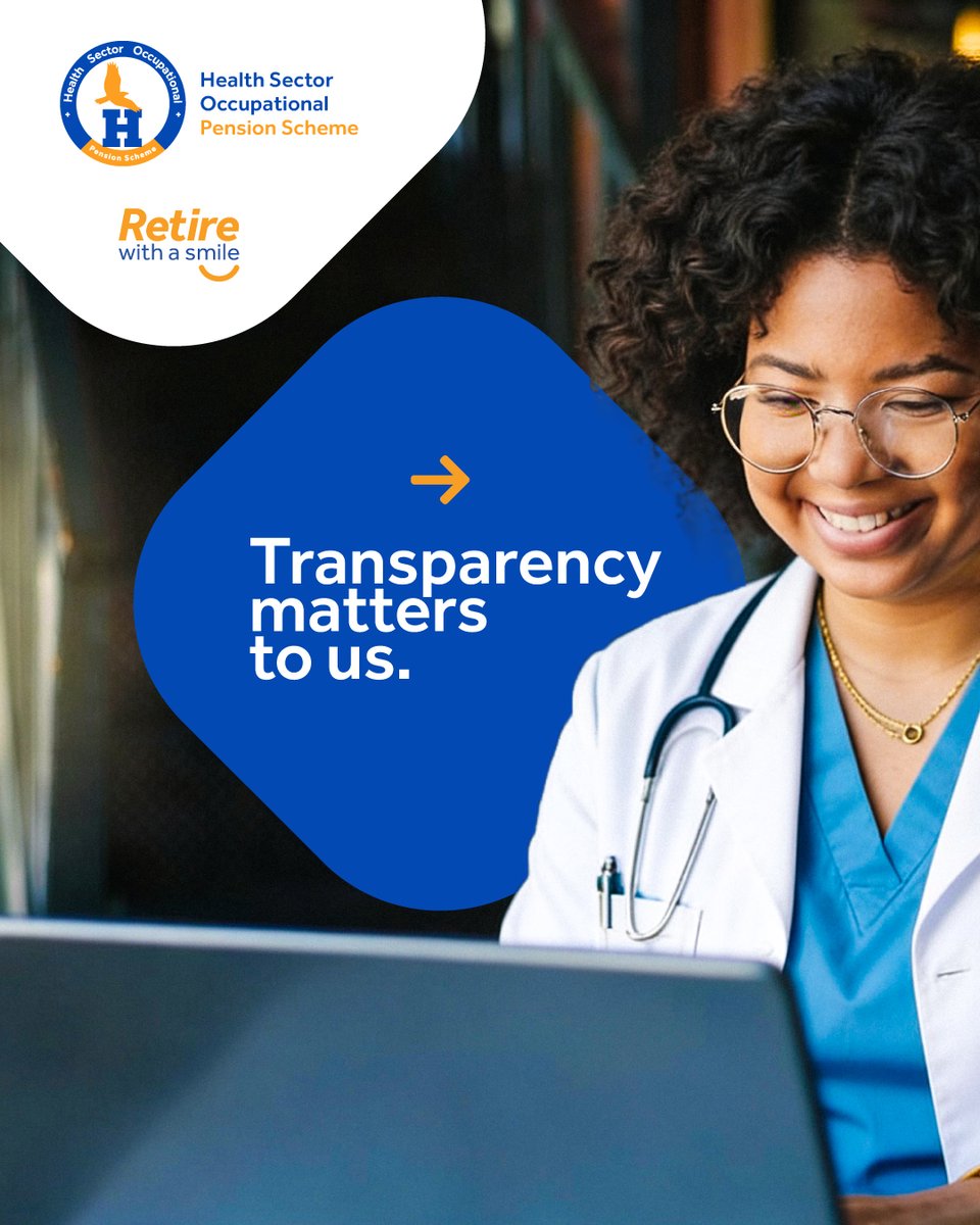 _hsopsghana's tweet photo. With the Health Sector Occupational Pension Scheme, we remain committed to openness, accountability, and keeping our members informed every step of the way. When it comes to your retirement, transparency truly matters.

Visit https://t.co/oKtI76VJlj today and stay ahead.

#HSOPS https://t.co/UkGCIhSTgO