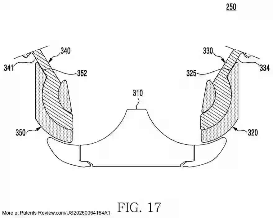 PatentPulse's tweet image. 📢 New patent application alert!
#US20260064164A1 by #Samsung introduces a foldable electronic device with a unique hinge assembly. This design features a bracket, first &amp;amp; second rotators for smooth folding/unfolding movements. #FoldableTech #Innovation
Explore the mechanics of
