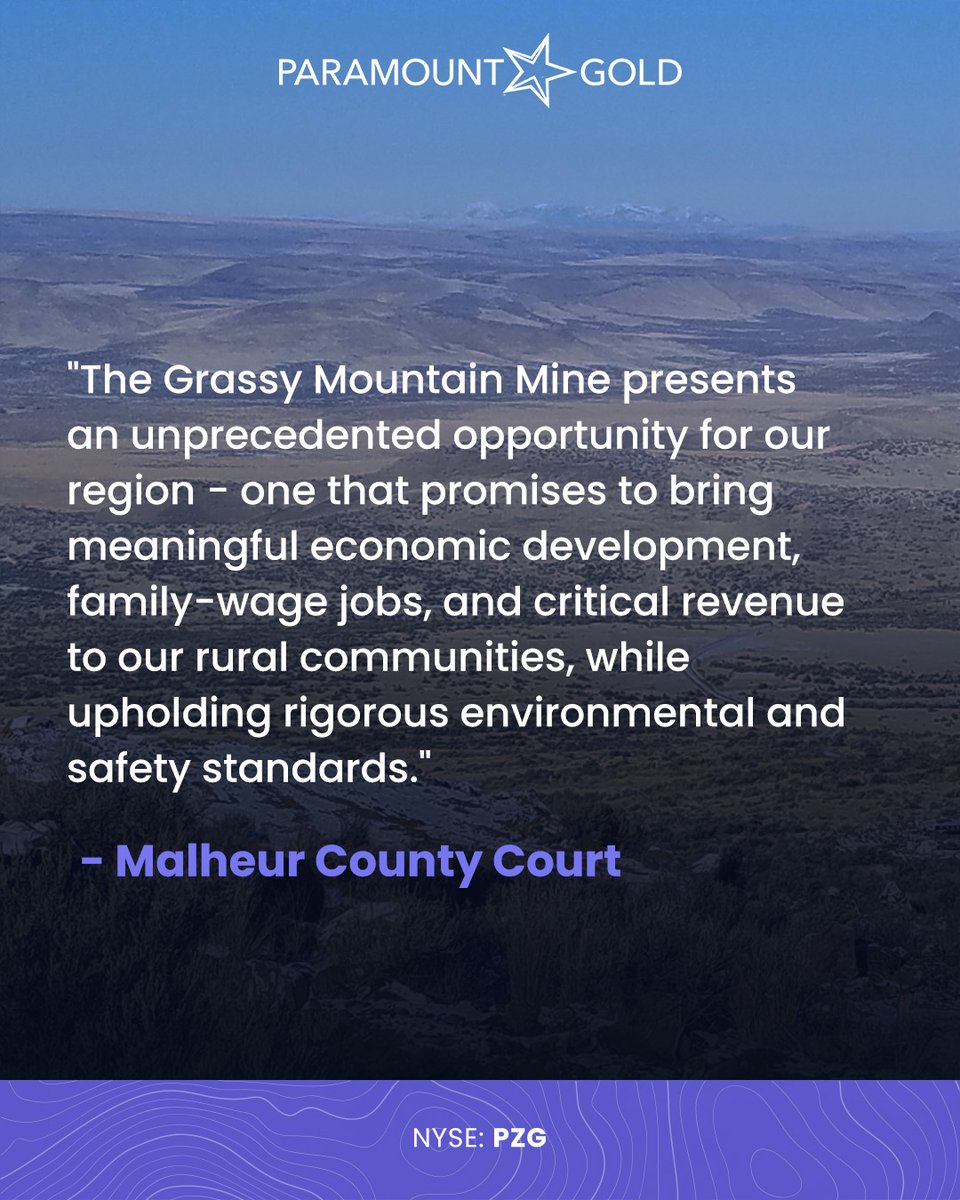 Paramount Gold (NYSE: PZG) tweet media