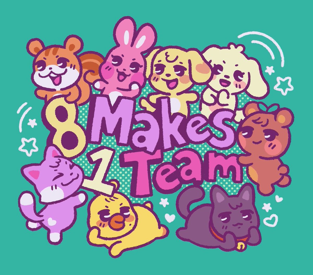 Aniteez 💖 I love ateez so much &amp; these will be stickers either late March or early April! >W< #ateezfanart #ateez #aniteez #kpop
