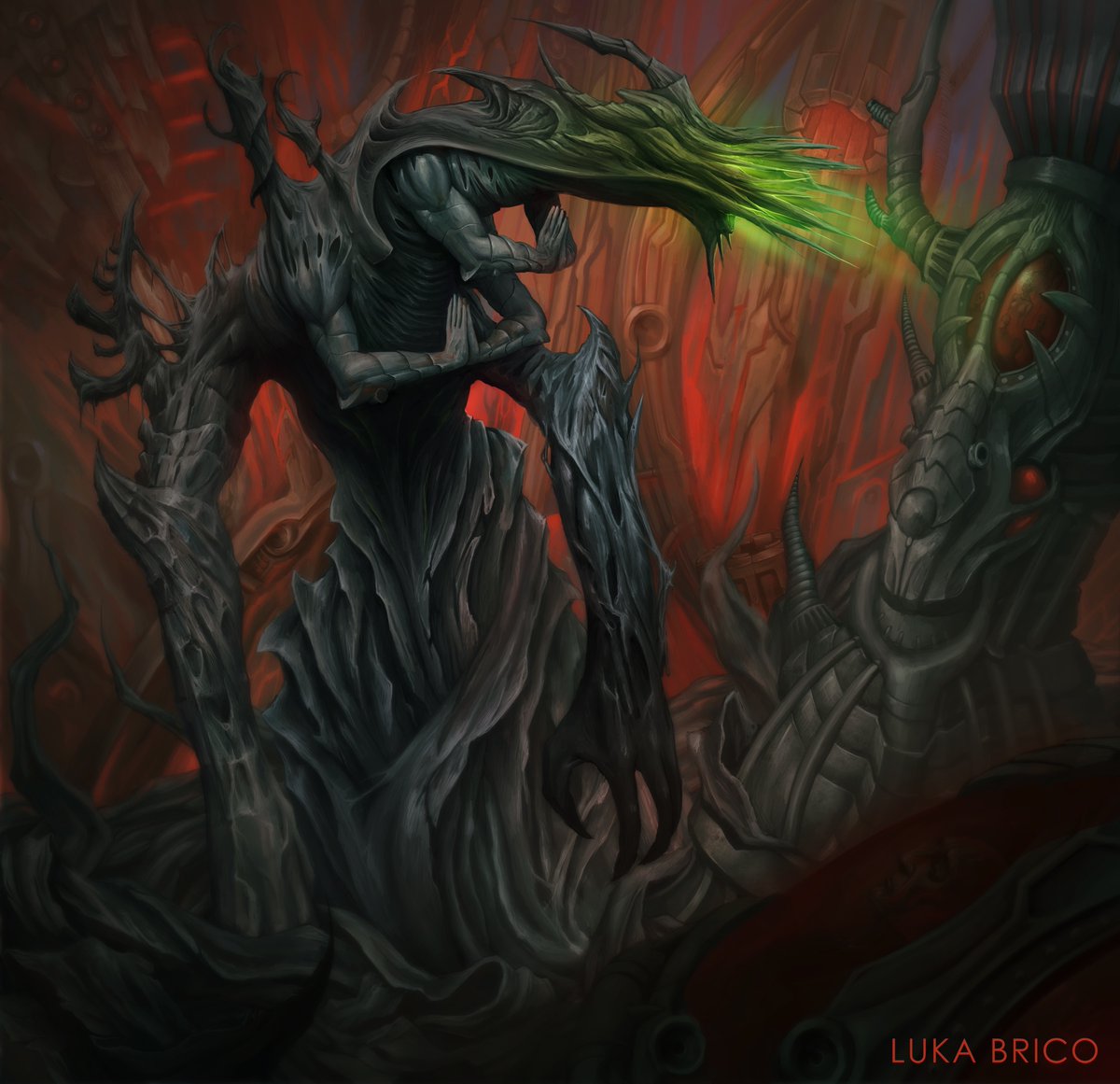 BricoLuka's tweet photo. Blood Temple (2019)
Really need to put this guy back somewhere in the Iverrian comics, he’s too cool to just drop and I do have a few places where he could pop up! https://t.co/BrFJgvGEb6