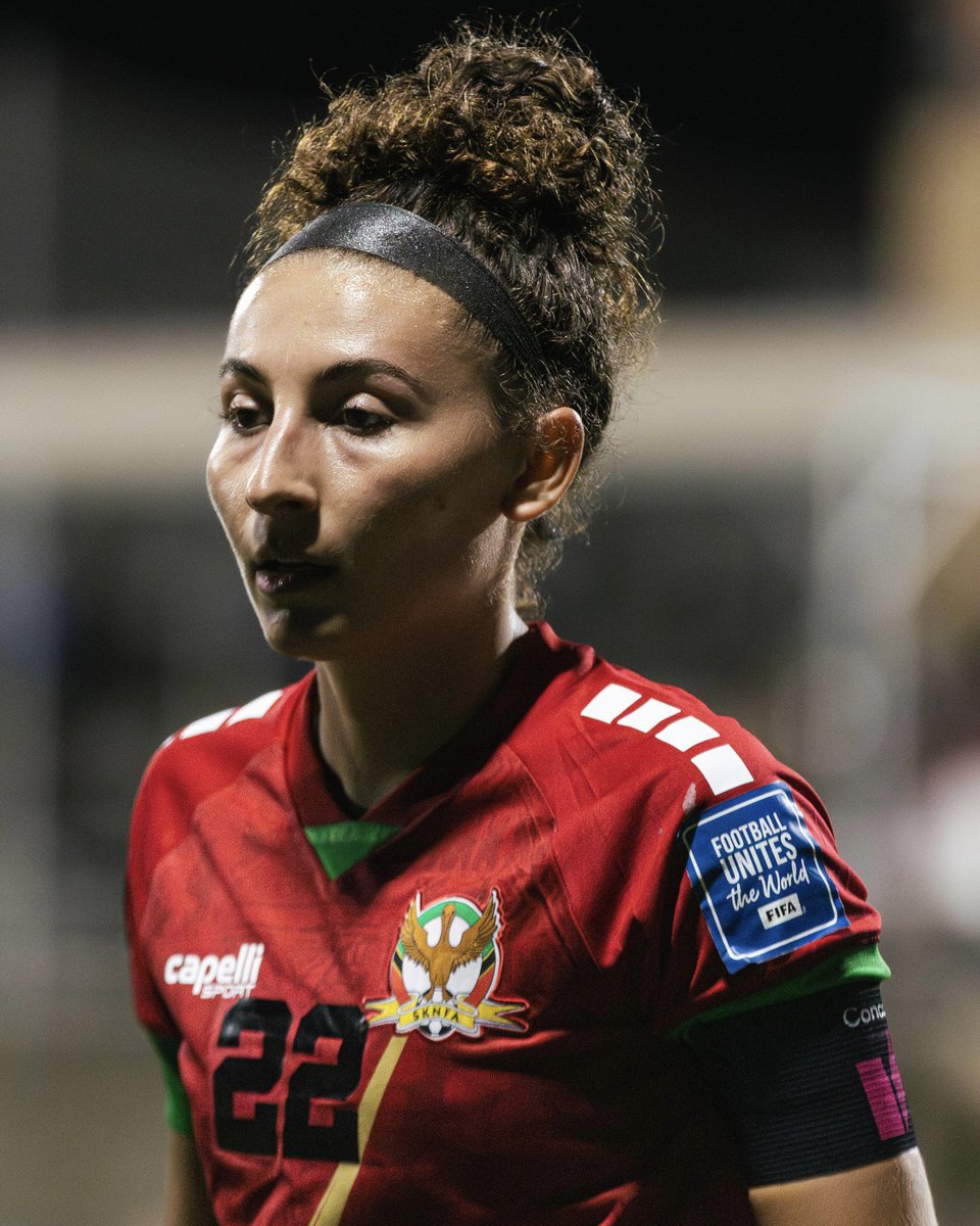AFC_Toronto's tweet photo. Cloey Uddenberg captained St. Kitts and Nevis as they faced Panama in Concacaf qualifiers. 🇰🇳 https://t.co/cfmOVkgSUR