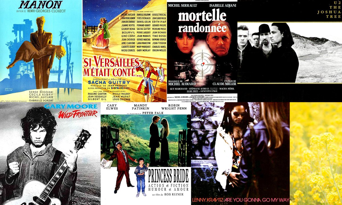Roi_Leodagan's tweet photo. #9Mars
SORTIES
1949. MANON 🎬
1954. SI VERSAILLES M'ÉTAIT CONTÉ 🎬
1959. LP PORGY AND BESS/ MILES Davis 🎶
1983. MORTELLE RANDONNÉE 🎬
1987. LP THE JOSHUA TREE/ U2➕ WILD FRONTIER/ Gary Moore 🎶
1988. PRINCESS BRIDE 🎬
1993. LP ARE YOU GONNA MY WAY/ L Kravitz 🎶
#K0903SA 3/4 https://t.co/NpM3a9h45U