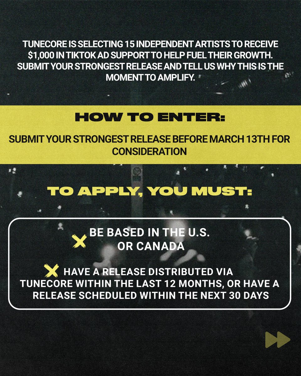 TuneCore tweet media