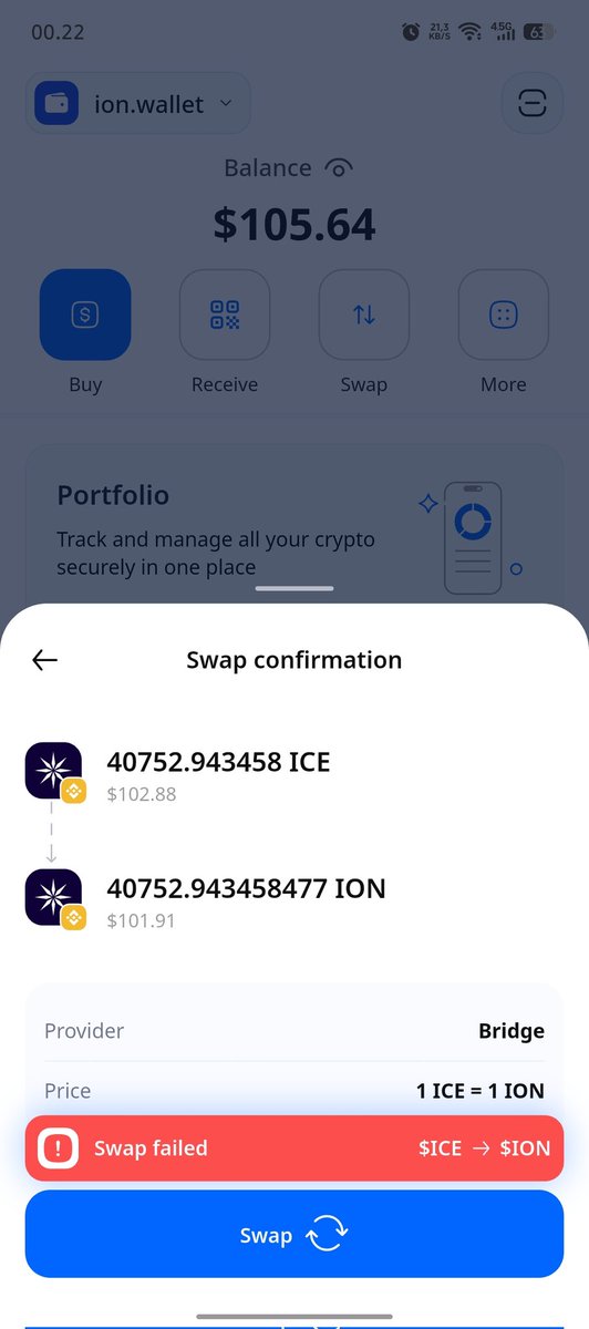 SianiparCoki's tweet photo. @ice_blockchain @pumpit_now Hello, can you help me please, i can't swap my ice to ion https://t.co/DrOWiCbqtx