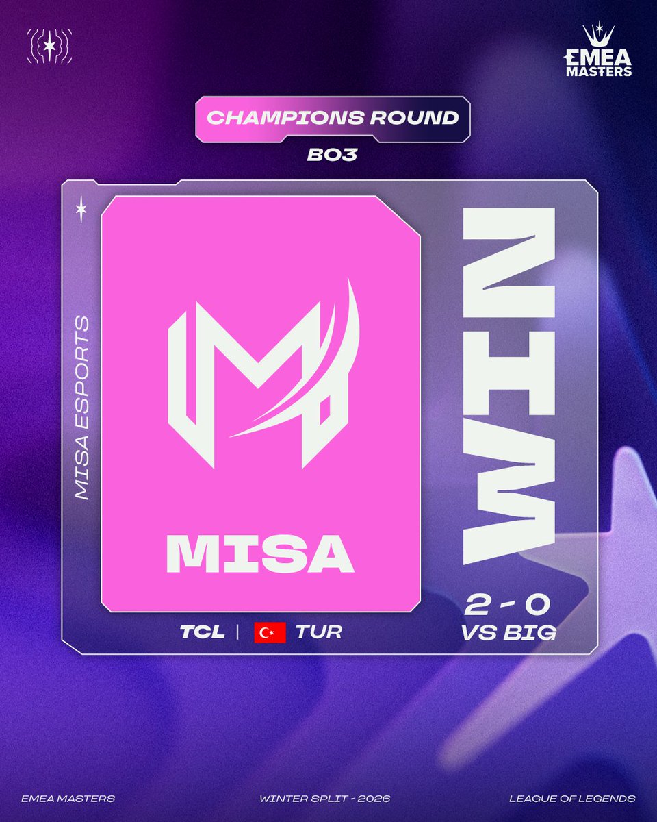 EMEA Masters tweet media