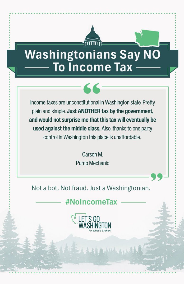 letsgowa's tweet image. Maintenance workers oppose the income tax. #notabot