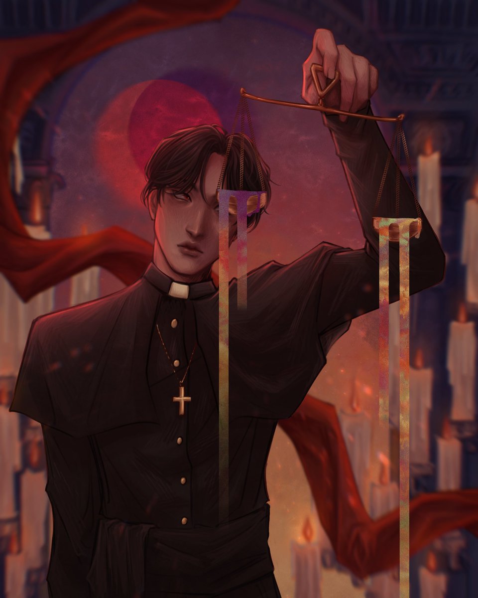 aevyk7's tweet photo. "...to prove he was more than committed to his devotion ... He would clean it up for God, the humble obedient son that would cleanse the people of their sins. And then he would finally have his rest, he was sure of it."
#eliever #au #fanart https://t.co/qAF38TppWp