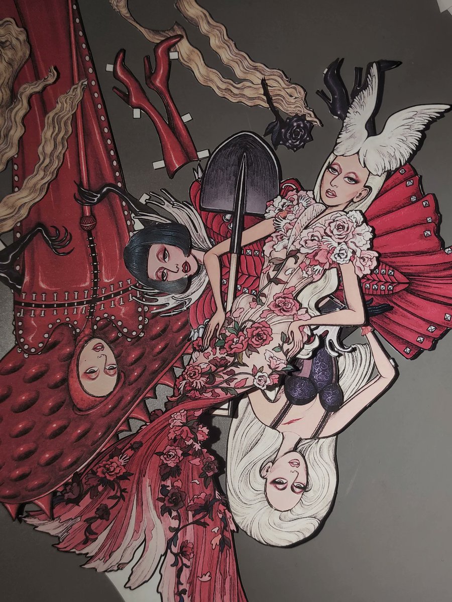 am I too late for MAYHEM 1st anniversary? I have made this <a href="/ladygaga/">Lady Gaga</a> paper doll to celebrate it 🥀 download here: payhip.com/b/hQq8K?utm_so…