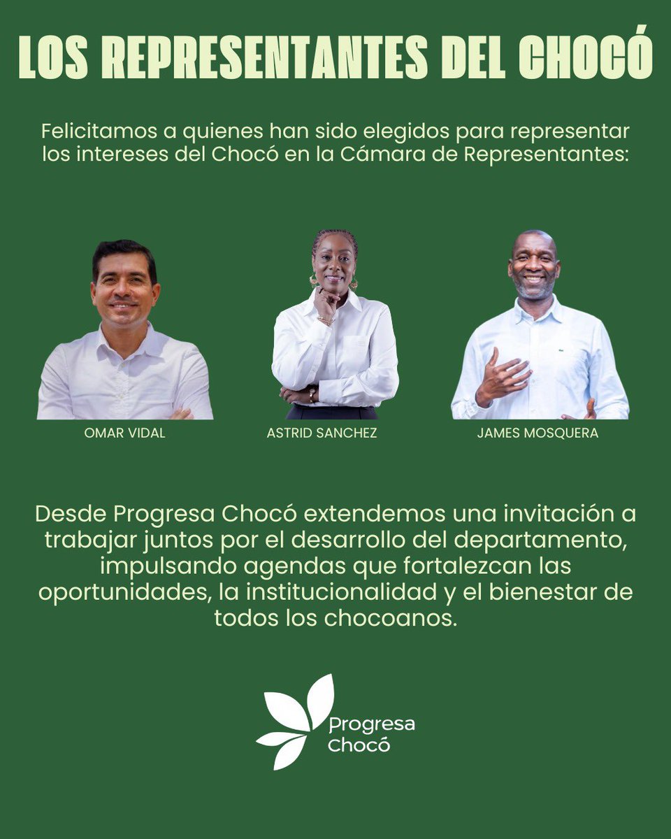 Progresa Chocó tweet media