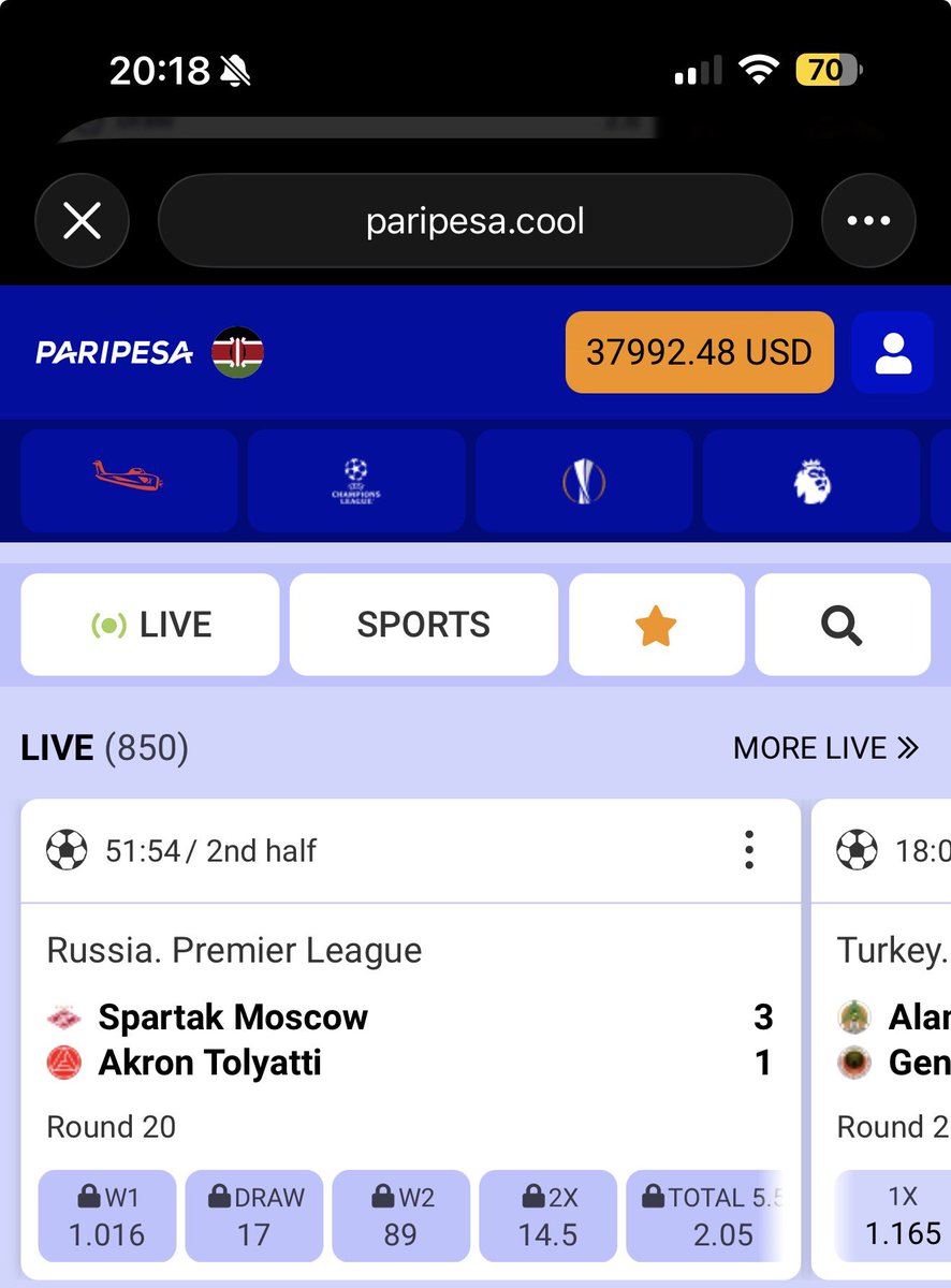 Aiprotips1's tweet photo. 🚨 BIGGEST GIVEAWAY IN THE BETTING COMMUNITY 🚨

$1000 💰 will be shared among 40 lucky members!

I’m also going to fund 100 accounts with stake power so you can place your bets and win big 📈🔥

How to qualify:
1️⃣ Register on PariPesa ⤵️
🔗 https://t.co/owQ7541TjX
📲 App: https://t.co/DRkepWSSlr

2️⃣ Use Promocode: aiprotips

3️⃣ Make your first deposit

4️⃣ Drop your PariPesa ID in the comments

5️⃣ Like ❤️ + Repost 🔁 this post

Let’s win together! 🚀💰