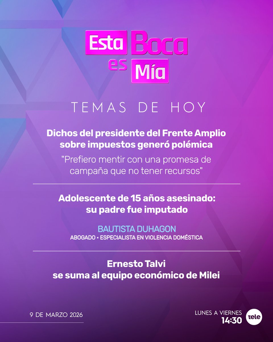 Esta Boca es Mía tweet media