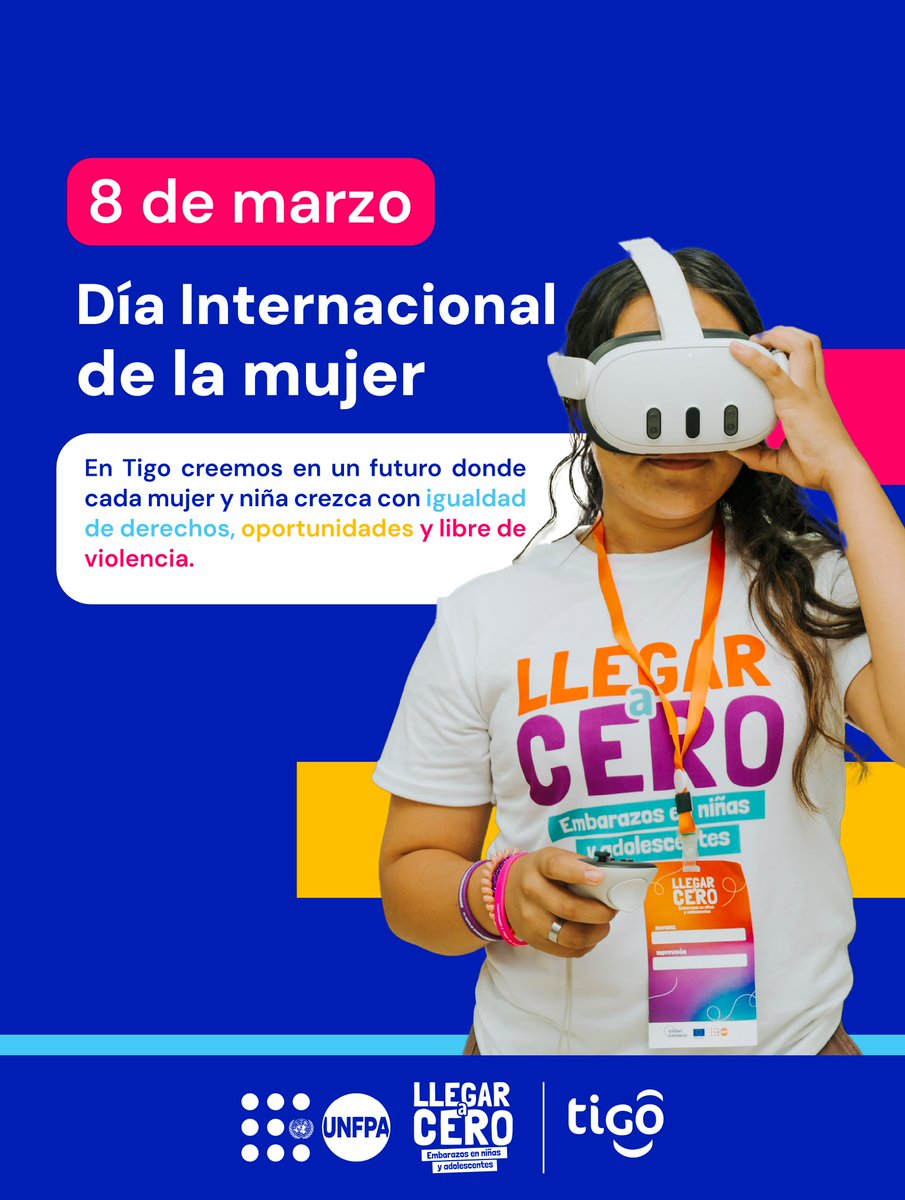 TigoElSalvador's tweet photo. 💜Junto a @UNFPAElSalvador reconocemos a las mujeres que transforman el mundo con su talento, su voz y su valentía. Sigamos construyendo un futuro con igualdad de oportunidades para todas. #8M https://t.co/Sg30xpSjnd
