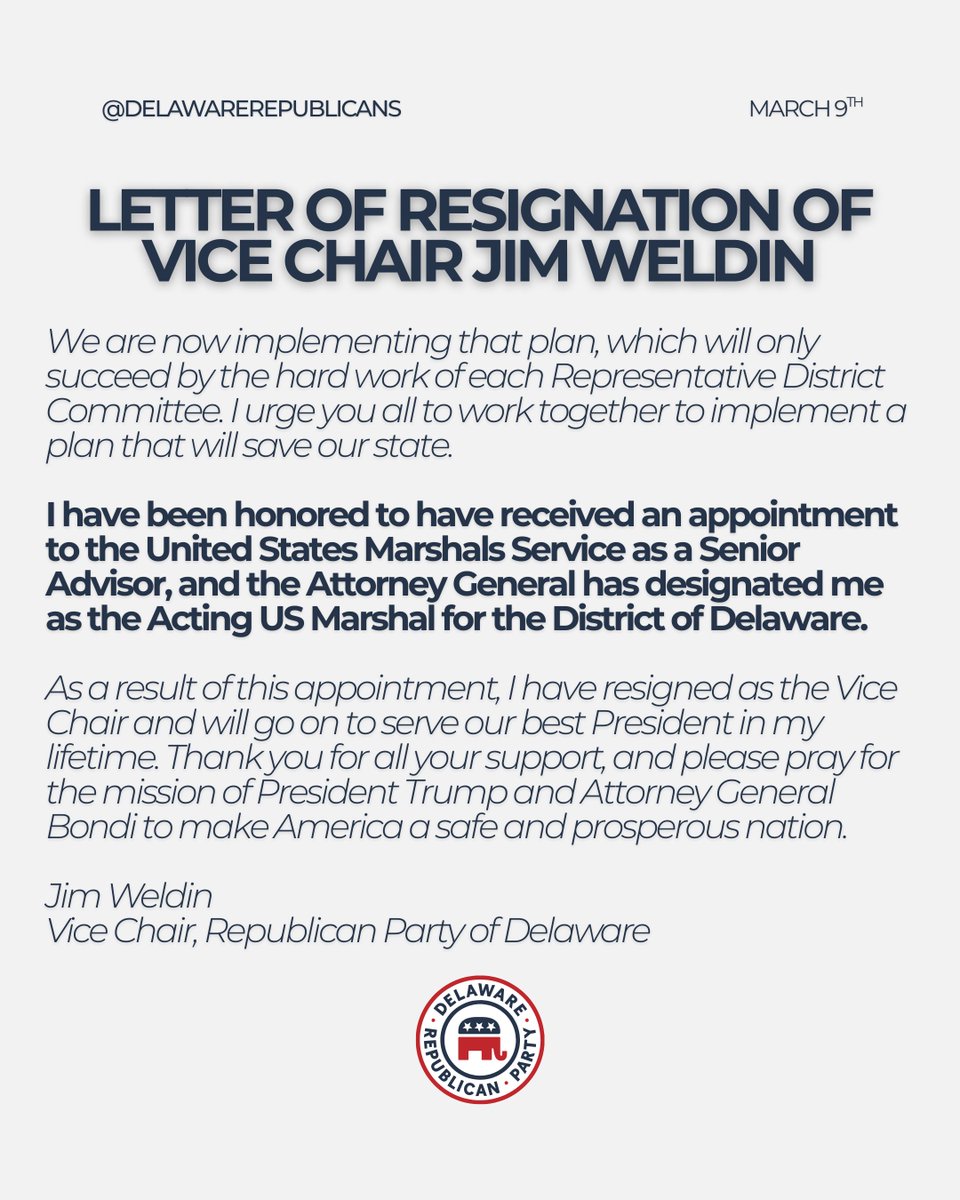 Delaware Republican Party tweet media