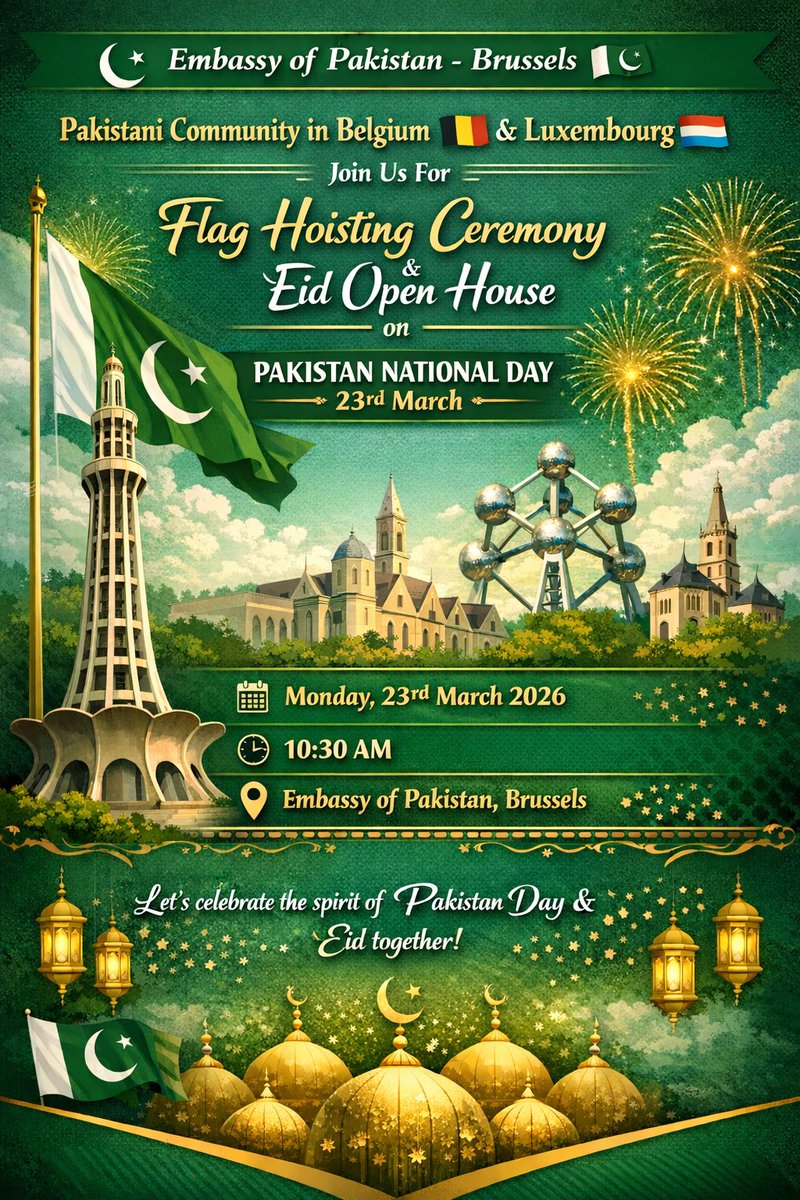 Pakistan Embassy Belgium tweet media