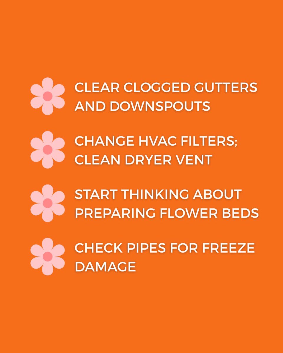 Spring into action! 🌱 Get your home ready for the season. 🌷☀️
