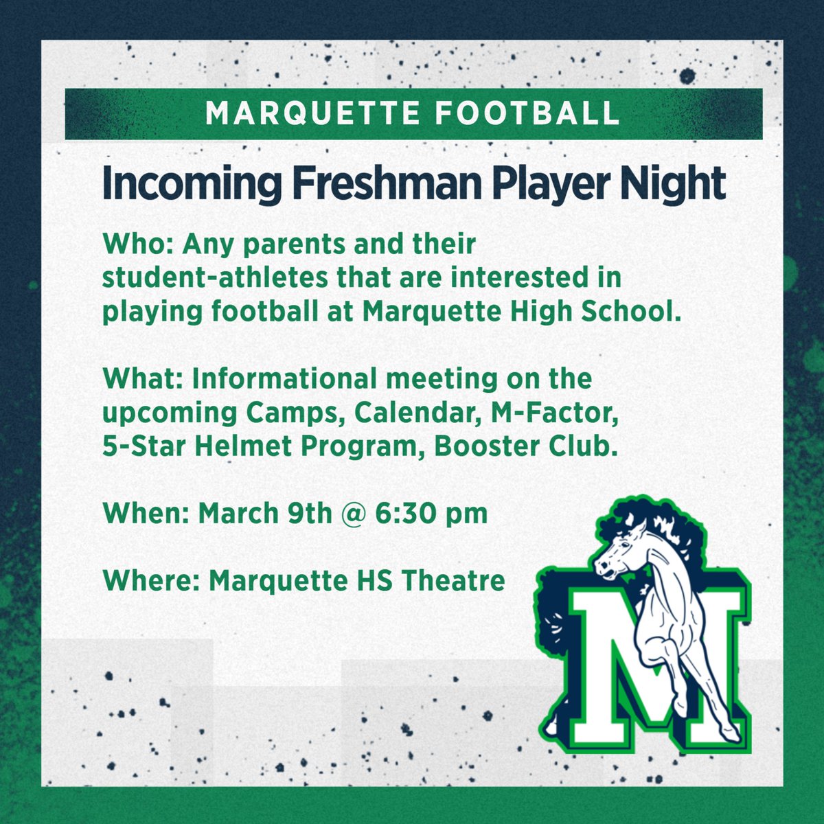 Marquette Football tweet media