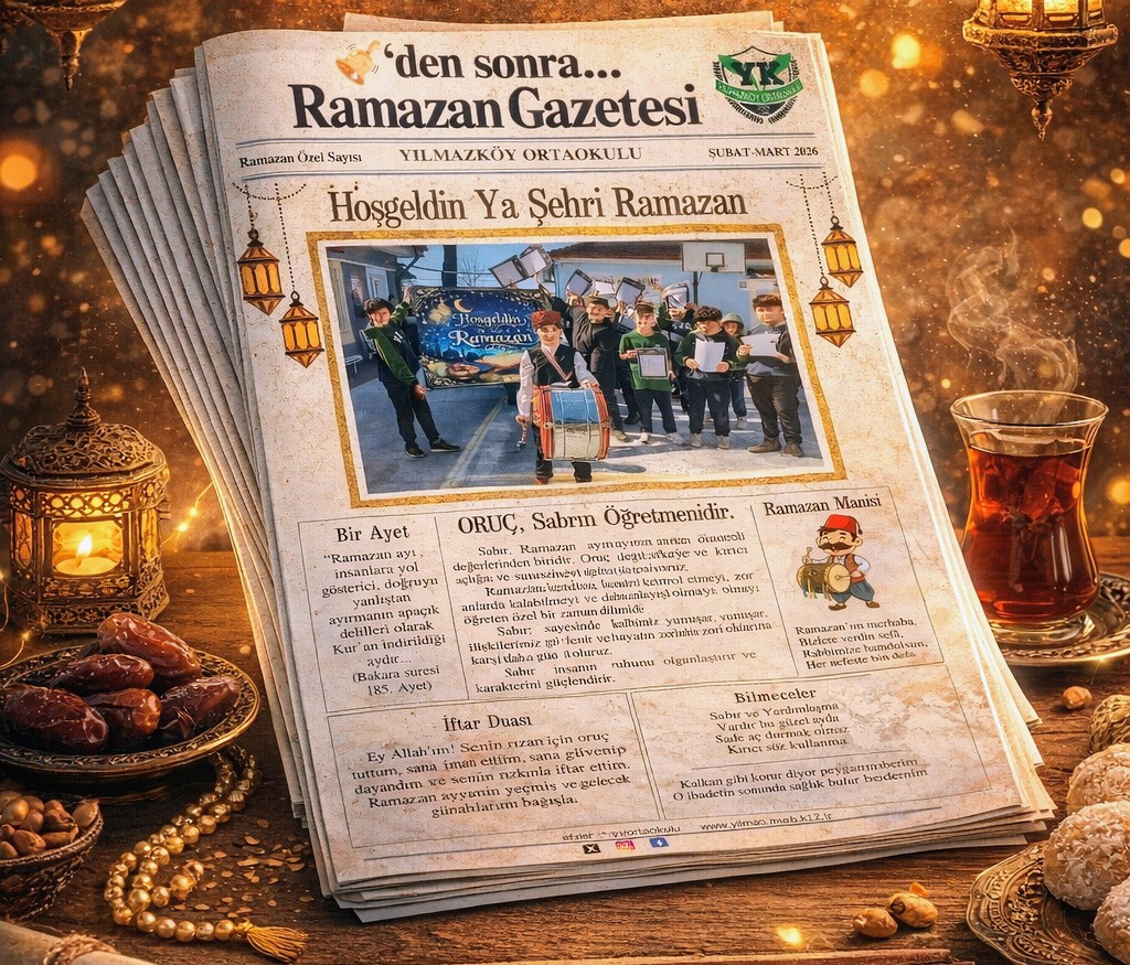 🌙 ZİLDEN SONRA: RAMAZAN ÖZEL SAYISI ÇIKTI! 🗞️Okulumuzun sesi, soluğu ve neşesi olan okul gazetemiz "Zilden Sonra", Ramazan Özel Sayısı ile yayında! 🗞️ <a href="/tcmeb/">Millî Eğitim Bakanlığı</a> <a href="/Aydin_MEM/">Aydın İl Millî Eğitim Müdürlüğü</a> <a href="/AydinMemArge/">Aydın İl Mem Ar-Ge</a> <a href="/mehmetyigitmem/">Mehmet YİĞİT</a> <a href="/efelerilcemem/">EFELER İLÇE MİLLİ EĞİTİM MÜDÜRLÜĞÜ</a> @alicomrukk  #türkiyeyüzyılımaarifmodeli #MaarifinKalbindeRamazan
