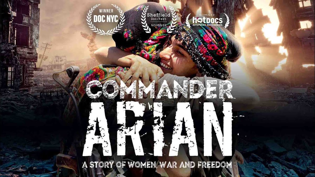 FilmKurdish's tweet photo. Online screening today: Commander Arian by Alba Sottora, a powerful story of Kurdish women’s resistance. Available for 4 days only. https://t.co/EFaogVX6xt https://t.co/IyiUcVfOI0