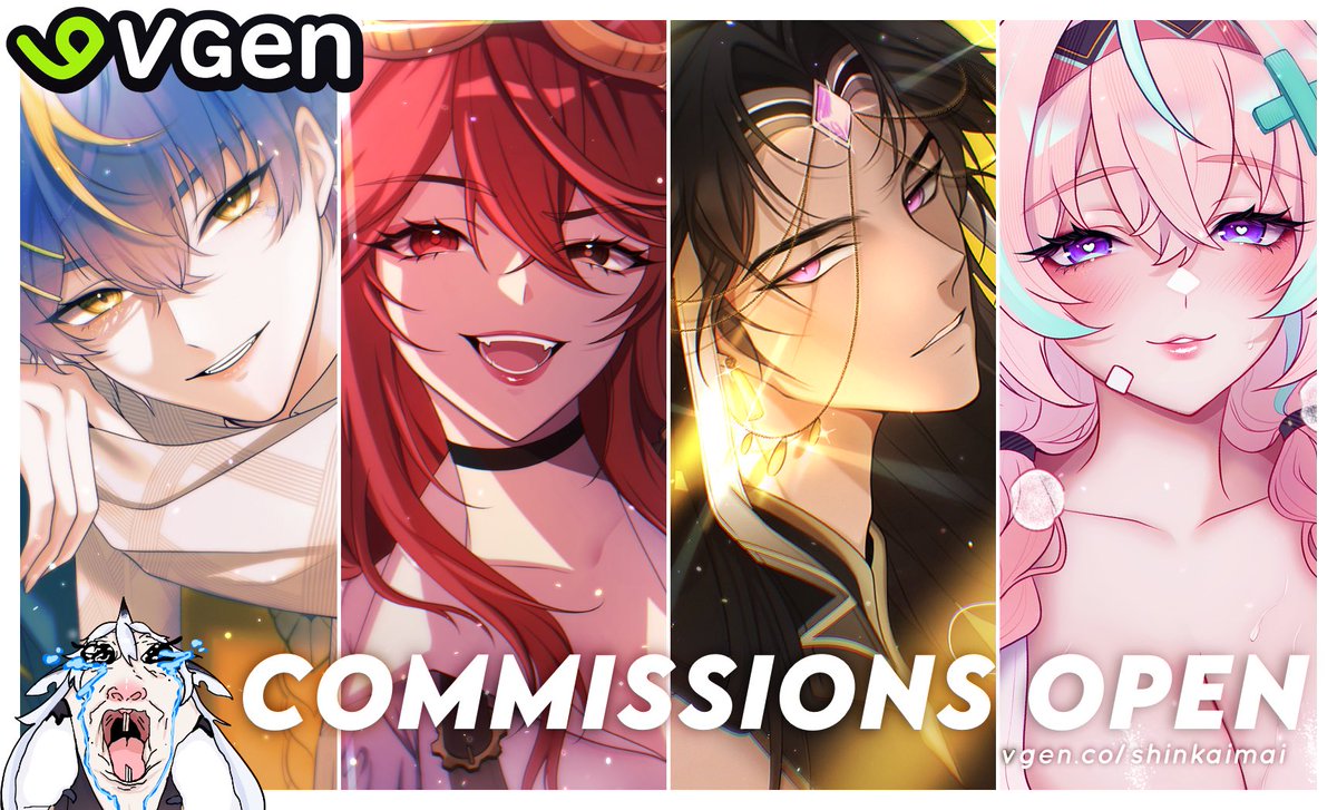 Shinkai_Mai's tweet photo. ✦ VGEN GRAND OPENING  ✦

I offer Skeb-type illustrations, custom work and a lot more!

All of my commission services will be 20% OFF for the month of March!

✦ Vgen: https://t.co/wTjuyOPoC7

🩵 + 🔄 appreciated!

#VGenComm #VGenOpen https://t.co/5BPsuNUXA9