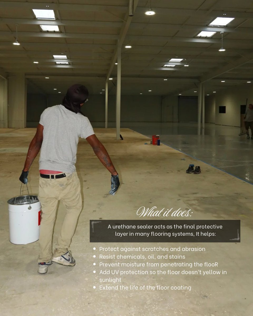 DreamCreteCC's tweet photo. Not just sealed... but PROTECTED! 
This is how you protect a floor the right way! 💪⭐

DreamCrete
https://t.co/EBSbqnZpZY 

#UrethaneSealer #FloorProtection #CommercialFlooring #WarehouseFloors #ScratchResistant https://t.co/nRoX63xHr9