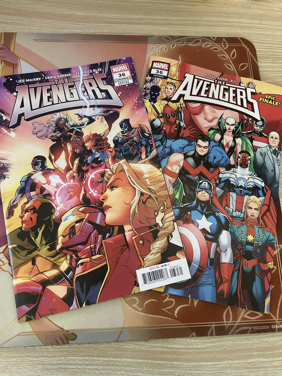 Got my copies of Avengers 36 ⭐️🥹 end of an era 💫