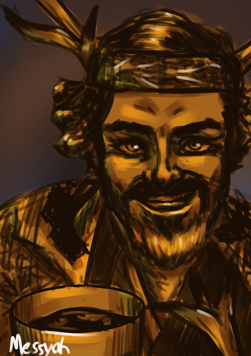 Messyah19's tweet photo. Lyonel with some shading this time #AKOTSK https://t.co/RoAgWLeGB7
