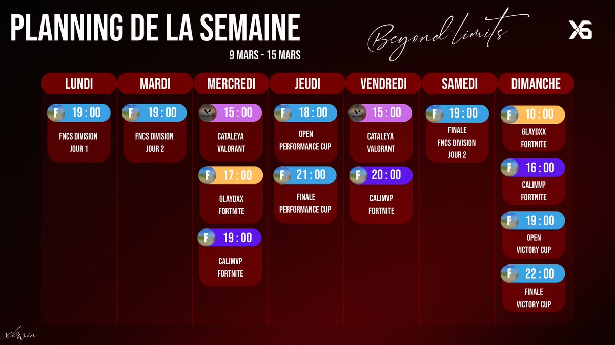 X6 E-SPORT tweet media