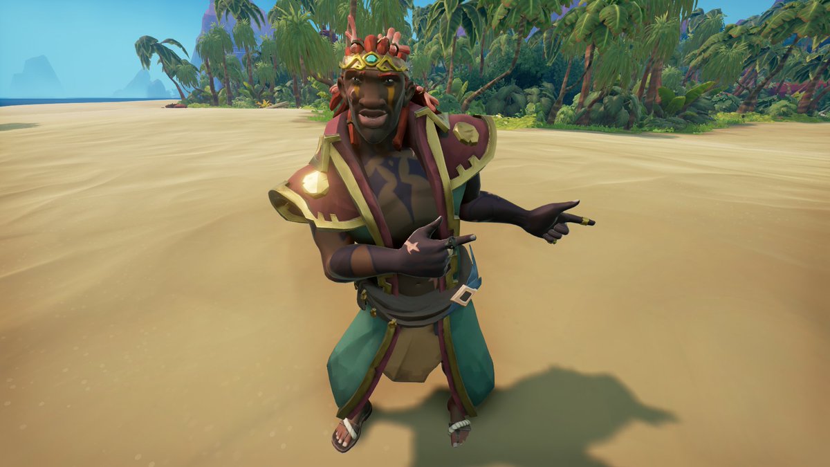 #StyleOfThieves Theme: Mythological
<a href="/SeaOfThieves/">Sea of Thieves</a>  #SeaOfThieves
"Here I come from the maya mythologie"
