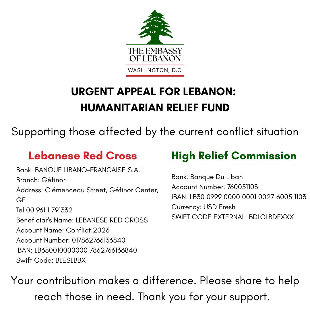 Embassy of Lebanon in Washington, DC tweet media