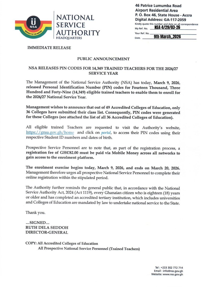 NSA GHANA tweet media