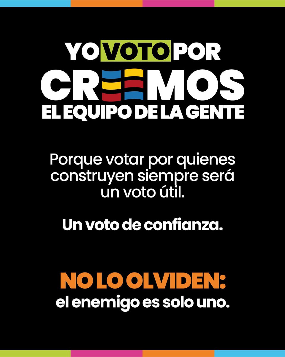 Dizque voto útil JAJAJAJAJAJAJAJAJAJAJAJAJAJAJJAJA

Se inventaron enemigos imaginarios y los enemigos eran ellos mismos.