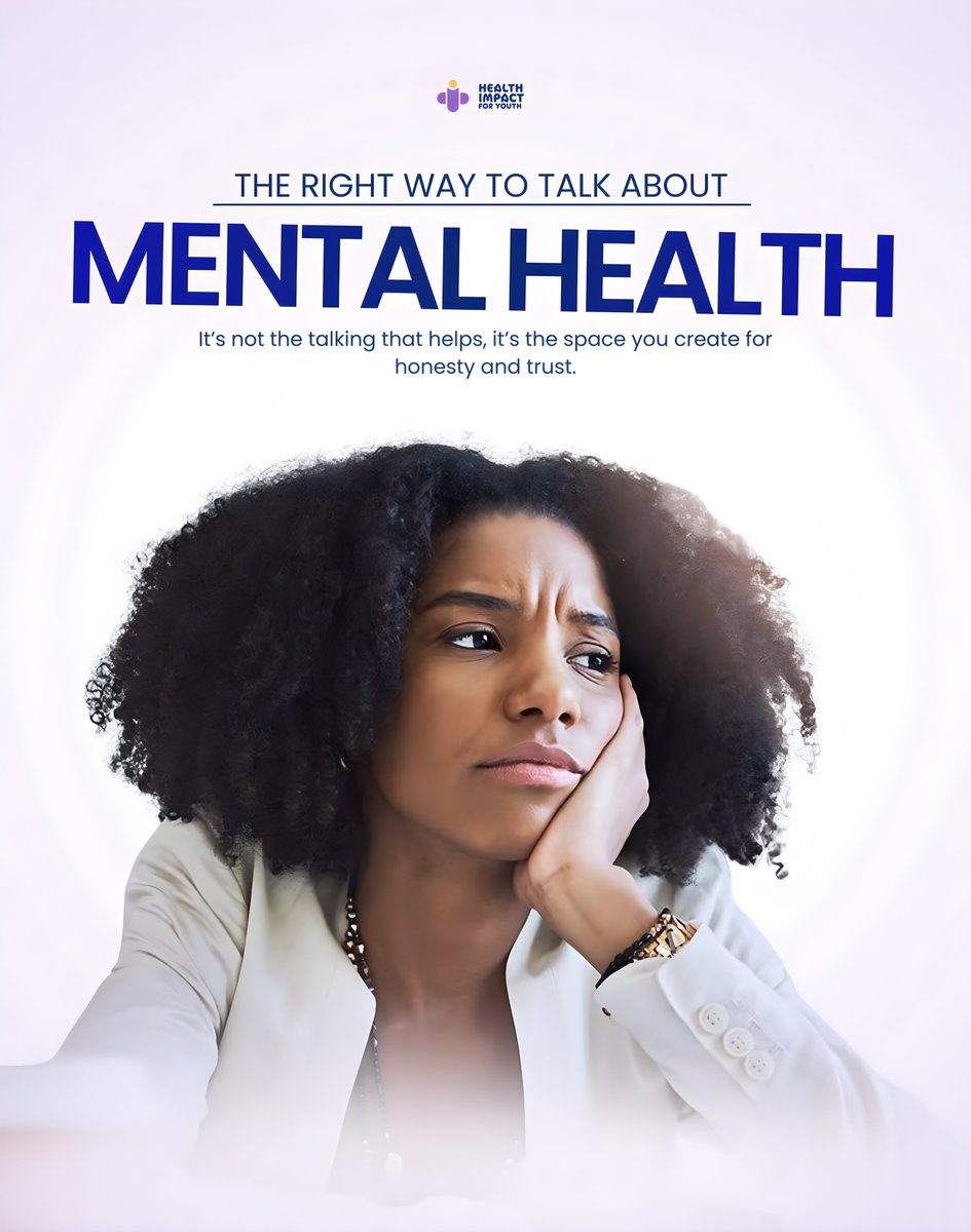 Impact4Youth's tweet photo. For years we told people to “just talk about it” when it came to mental health.

Then we watched a colleague shut down during a team check-in.

We realized something: talking isn’t the cure.

Safety is.

People open up when there’s trust, listening, and no judgment.

#HI4Y https://t.co/nXhX3etjMH