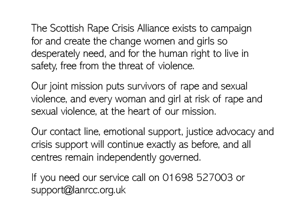 Lanarkshire Rape Crisis Centre tweet media