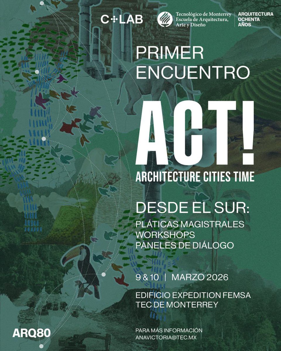 cachoecheverri's tweet photo. ACT! Sur @EAAD_Tec @FuturoCiudades @TecdeMonterrey https://t.co/7KbAHD7VNT