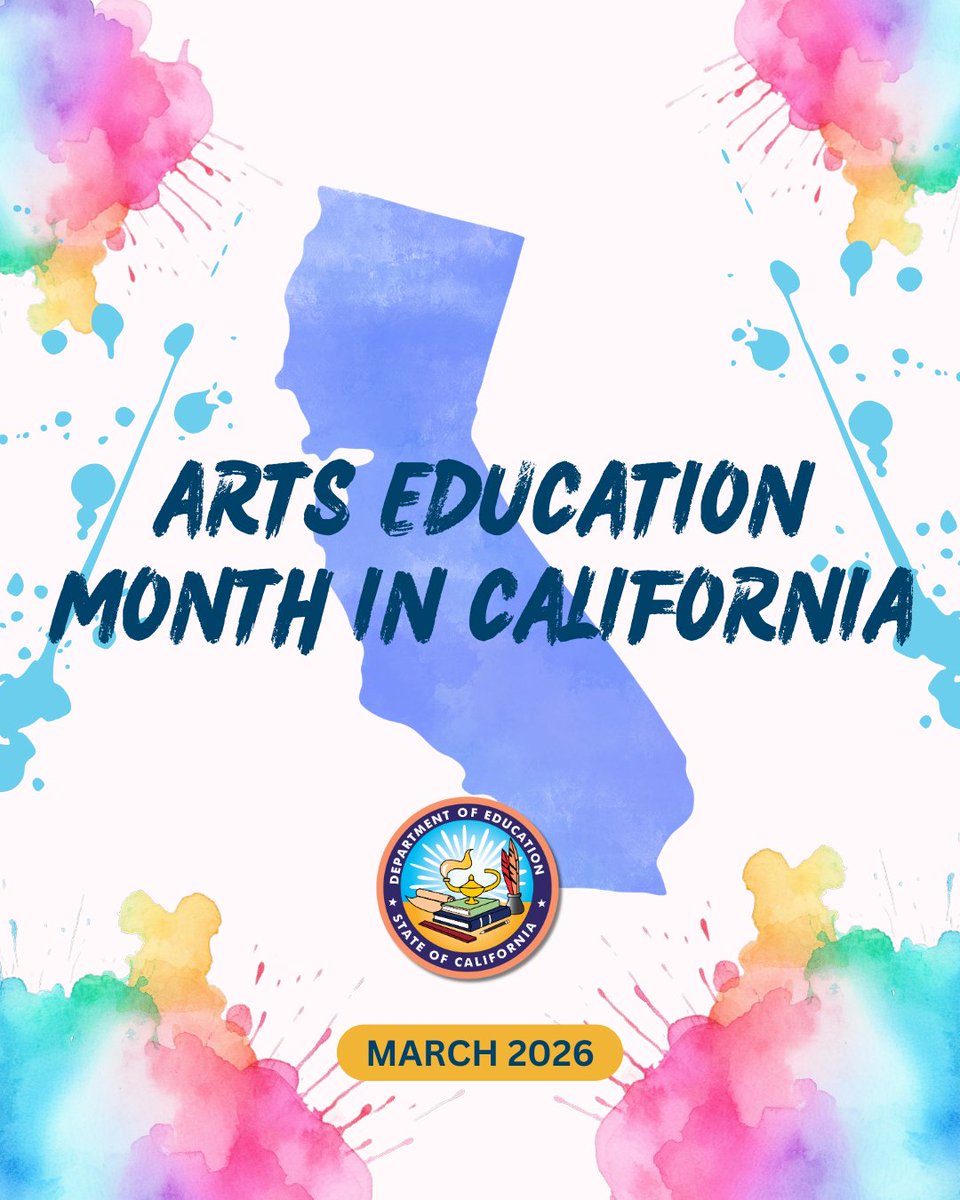 CA Department of Education tweet media