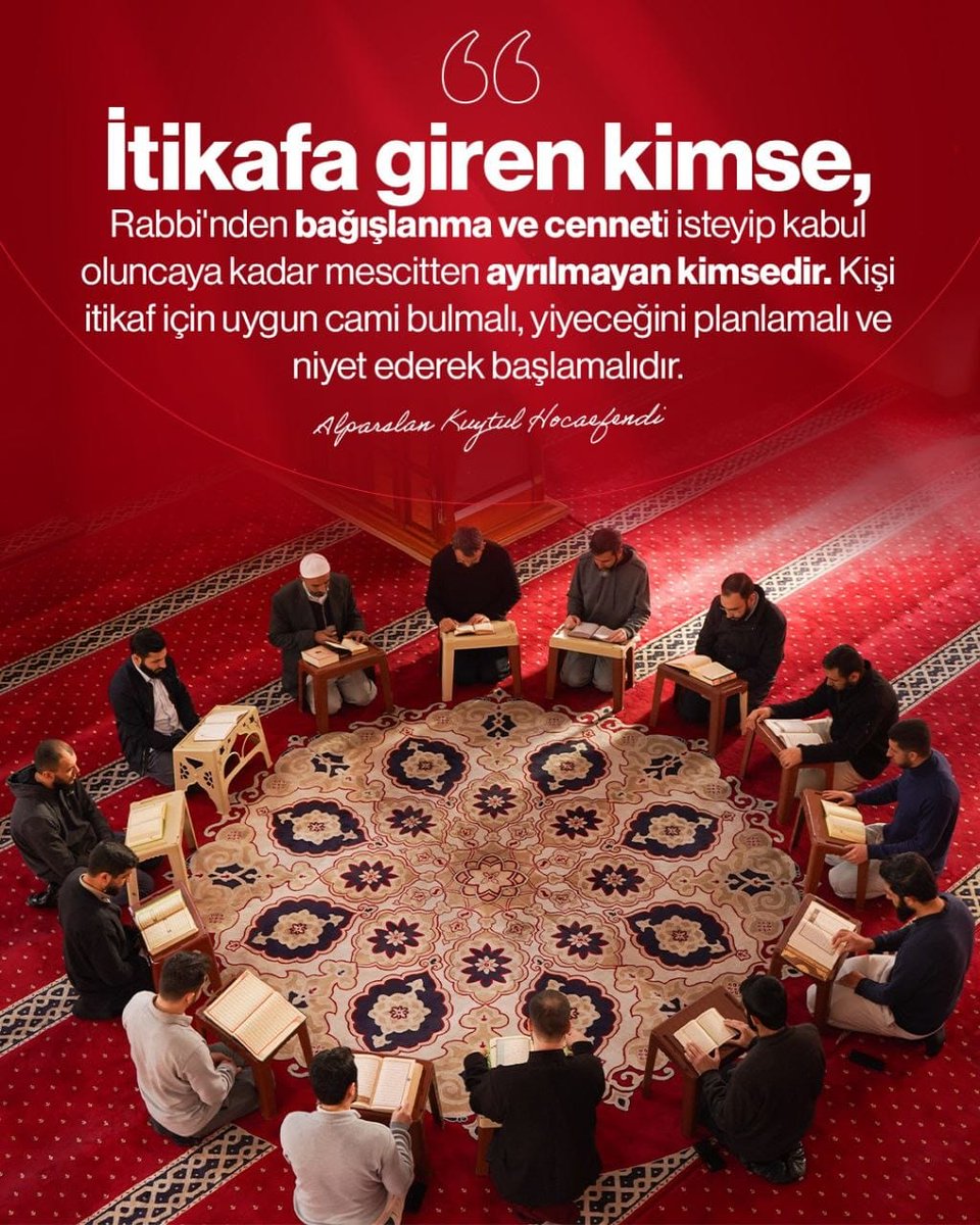 Vakit itikafVakti
#RamazanRuhunuYaşat