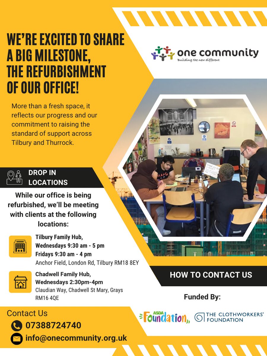 One Community Tilbury tweet media