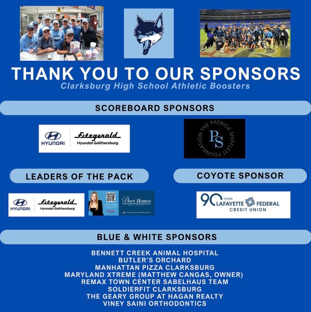 Clarksburg HS Boosters tweet media