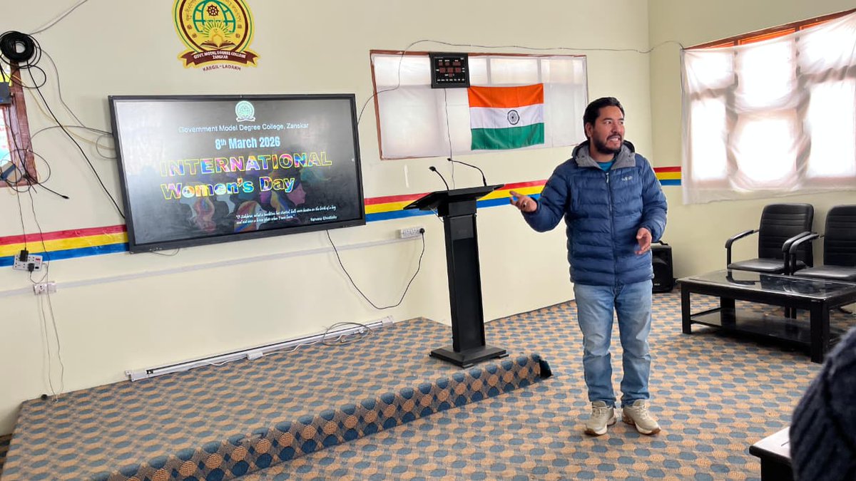 gdczanskar's tweet photo. @gdczanskar celebrated International Women’s Day with faculty and students reflecting on women’s empowerment, gender equality &amp; transformative role of education in building an inclusive society. Speakers emphasized awareness, equal opportunities &amp; challenging social stereotypes https://t.co/1YIY5kEv5W