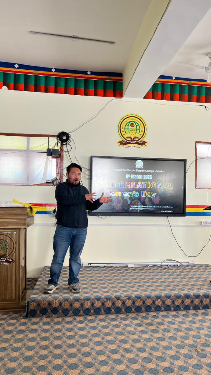 gdczanskar's tweet photo. @gdczanskar celebrated International Women’s Day with faculty and students reflecting on women’s empowerment, gender equality &amp; transformative role of education in building an inclusive society. Speakers emphasized awareness, equal opportunities &amp; challenging social stereotypes https://t.co/1YIY5kEv5W