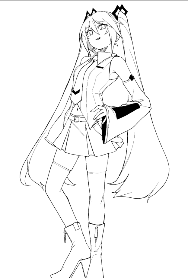 n0sm0's tweet photo. WIP
すごい時間まで描いてしまった https://t.co/6JWyGP2tRm