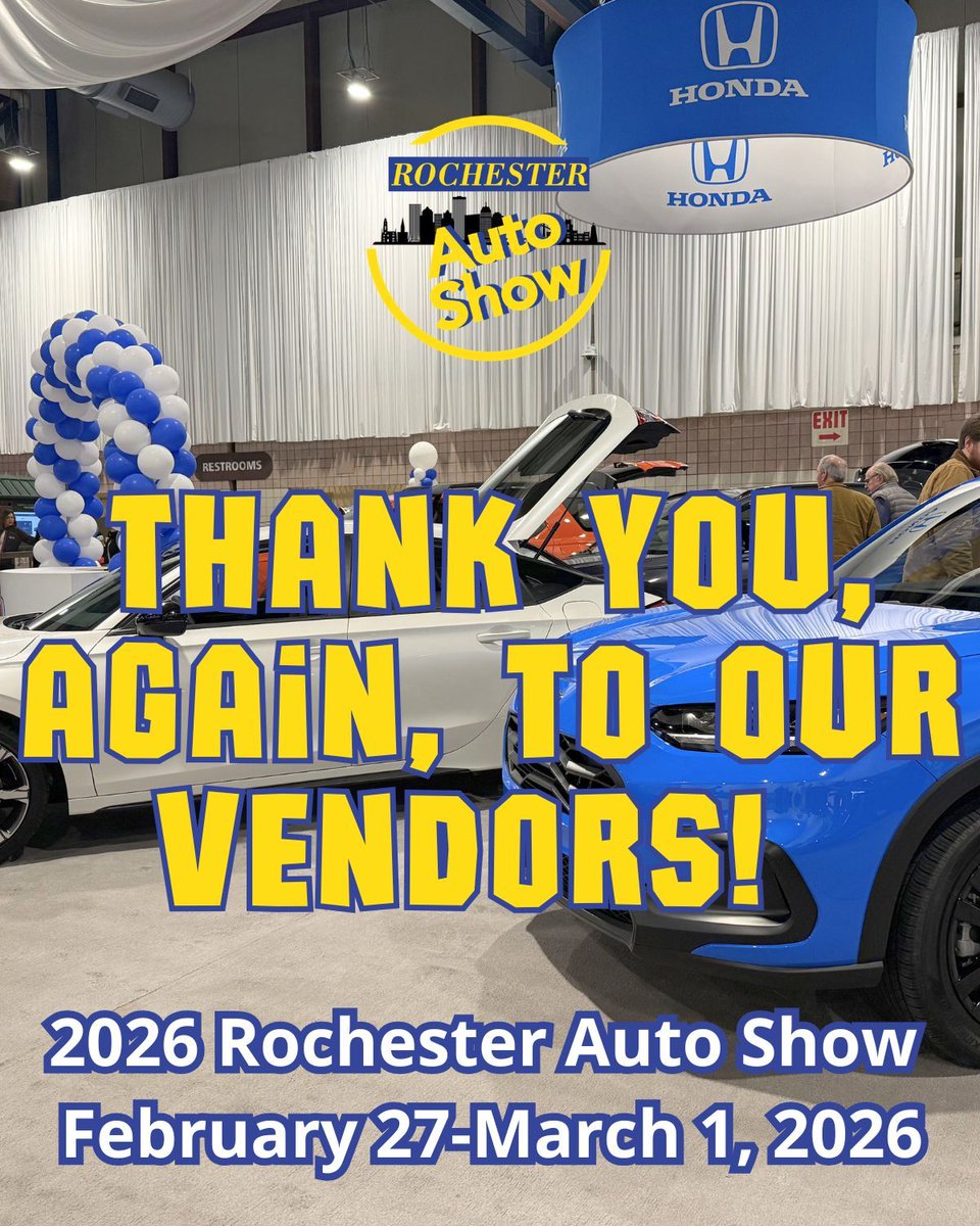 Rochester Auto Show tweet media